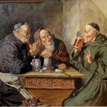 Munker drikker klosteralkohol
