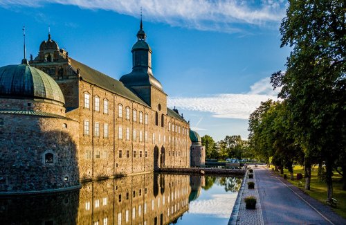 Flyfoto vadstena slott kloster hotell web